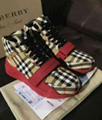 Burberry vintage check cotton sneakers high-top suede burberry boots slip-on