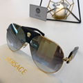         sunglasses matte black tribute visor signature medusa sunglasses  2