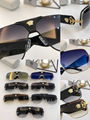 Versace sunglasses matte black tribute visor signature medusa sunglasses 