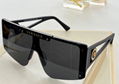 Versace sunglasses matte black tribute visor signature medusa sunglasses 