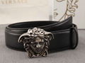 VERSACE BELT PALAZZO CALF LEATHER BELTS MEN FASHION STRAP ORIGIANL GIFT BOX