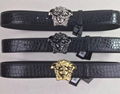 VERSACE BELT PALAZZO CALF LEATHER BELTS MEN FASHION STRAP ORIGIANL GIFT BOX