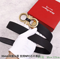            belt calfskin leather buckle           girth man strap 2