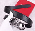  Ferragamo belt calfskin leather buckle Ferragamo girth man strap