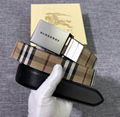 Burberry belt calfskin leather classic burberry girdle man straps with box