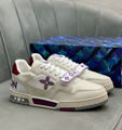 LV TRAINER SNEAKER MONOGRAM EMBOSSED CALF LEATHER MAN LV SHOES 