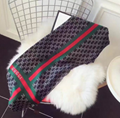       scarf signature neckerchief       muffler GG knitted wool shawl silk scarf 6