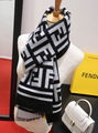 Fendi scarf neckerchief fendi cape muffler wool shawl silk scarf original wrap