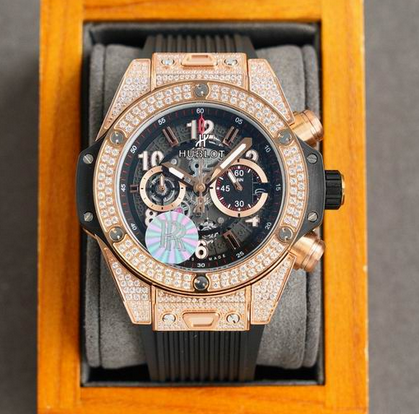 Hulbot watch automatic swiss quariz watch diamonds manual hulbot matic watch  5
