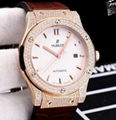 Hulbot watch automatic swiss quariz watch diamonds manual hulbot matic watch 