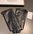 wholesale Gucci golves real leather fashion furry fingered gloves mittens mitts