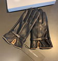wholesale       golves real leather fashion furry fingered gloves mittens mitts 5