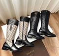 Gucci ANKLE BOOT high heel over knee high leg gucci boots lace up sneaker