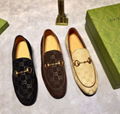 Gucci loafer real leather casual shoes GG buckle gucci moccasins