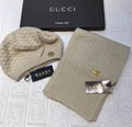 Chirstmas gift Gucci scarf signature gucci muffler GG knitted wool shawl