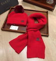 Chirstmas gift Gucci scarf signature gucci muffler GG knitted wool shawl