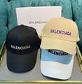 Balenciaga fedora stylish balenciage hat embroidery baseball cap canvas