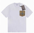 Burberry tshirt short lapel man polo t-shirt burberry tops fashion shirt 