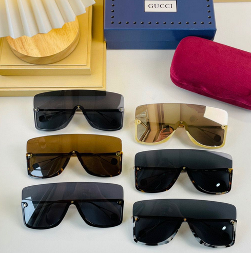 Wholesale       sunglasses signature round-frame galsses with pendant GG lens 4