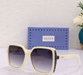 Wholesale gucci sunglasses signature round-frame galsses with pendant GG lens