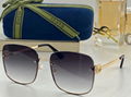 Wholesale gucci sunglasses signature round-frame galsses with pendant GG lens