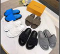 LV slides Pool Pillow Comfort mules monogram LV slippers 