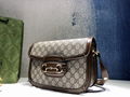 Gucci Horsebit 1955 mini bag GG superme canvas gucci shoulder bag 