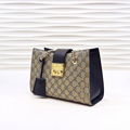 GUCCI SHOULDER BAG PADLOCK MEDIUM GG GUCCI HANDBAG TOTE