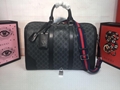       duffle bag ophidia GG embossed travelling bag       carry on duffle 9