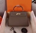 Hermes kelly bag mini Hermès kelly handbag crocodile calfskin leather bag 25cm 