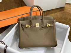 Birkin bag twilly Hermès Birkin bag clemence brown caviar leather