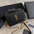 YSL NIKI BAG BABY CHAIN BAG LAMBSKIN YSL SHOULDER BAG CAVIAR LEATHER 