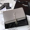 YSL KATE BAG KATE SMALL CHAIN BAG WITH TASSEL IN GRAIN DE POUDRE LEATHER