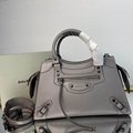 Balenciage handbag Hourglass suede calfskin with rhinestones NEO classic handbag 2