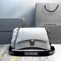 Balenciage handbag Hourglass suede calfskin with rhinestones NEO classic handbag 5