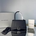 Balenciage handbag Hourglass suede calfskin with rhinestones NEO classic handbag 7