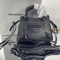 Balenciage handbag Hourglass suede calfskin with rhinestones NEO classic handbag