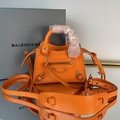 Balenciage handbag Hourglass suede calfskin with rhinestones NEO classic handbag 19