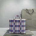 Balenciage tote NAVY SMALL CABAS everyday balenciage shopper bag 