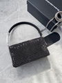 Alexanderwang heiress pouch in rhinestonebeiress wristlet in crystal mesh