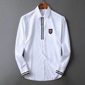 Gucci apparel men long cotton boxy shirt classic signature gucci shirt 