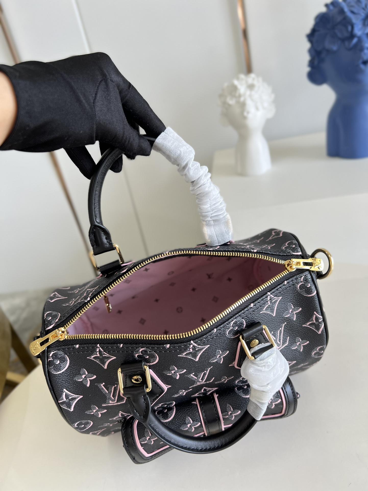     ANDBAG M20919 SPEEDY BANDOULIÈRE 25 MONOGRAM ORIGINIAL GENUINE LEATHER   3