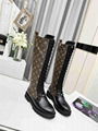 LV boots Beaubourg anke boot platform pump Star Trail lace up knee high booties