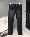 LV jeans man long pant wash skinny jean pants fashion louis vuitton trouses