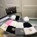 gucci hats knitted cap Men women warm beanie fall/winter thermal knit hat