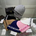 balenciage knitted beanie thermal knit hat Wool caps Knitted hats knitting caps 