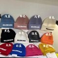 balenciage knitted beanie thermal knit hat Wool caps Knitted hats knitting caps 