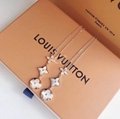 wholesale LV jewelry bracelets brooch necklance hairpin studs LV earring bangle