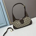  GUCCI Aphrodite large shoulder bag Double G emblem hobo bag cross body handbag