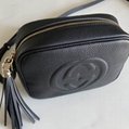       Soho small leather disco bag shoulder bag  a leather tassel zipper pull 9